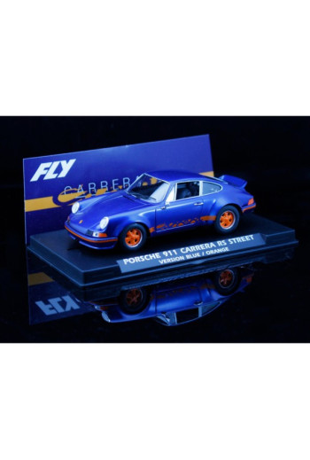 Porsche 911 Azul y Naranja Fly | Slot racing clásico