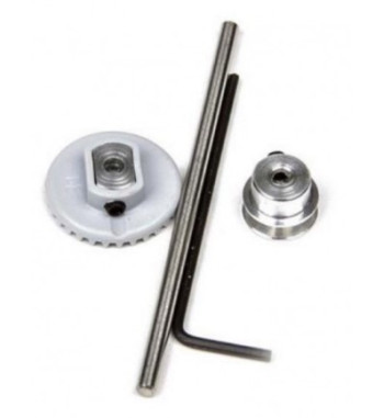 Mitoos M238 - Set corona 31D + separador + eje aluminio