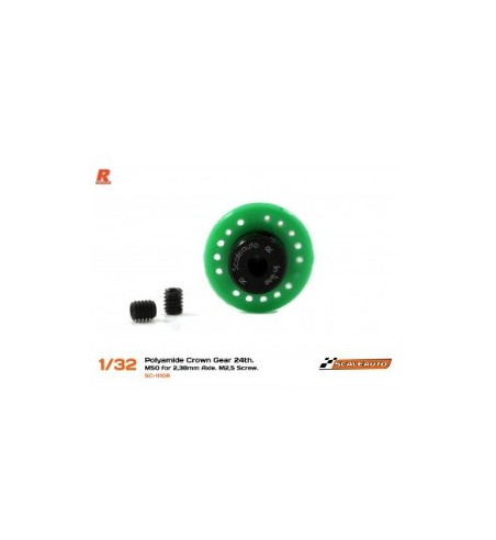 Scaleauto SC-1110R - Corona 24 dientes en línea nylon