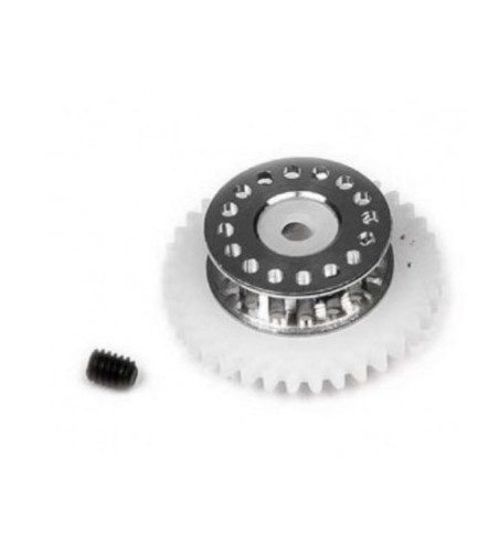 Mitoos M221 - Corona 35D con polea MXL 16D aluminio
