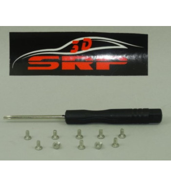Tornillo M2x4mm Torx cabeza extra plana 3d SRP 018035