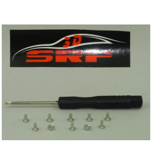 Tornillo M2x4mm Torx cabeza extra plana 3d SRP 018035