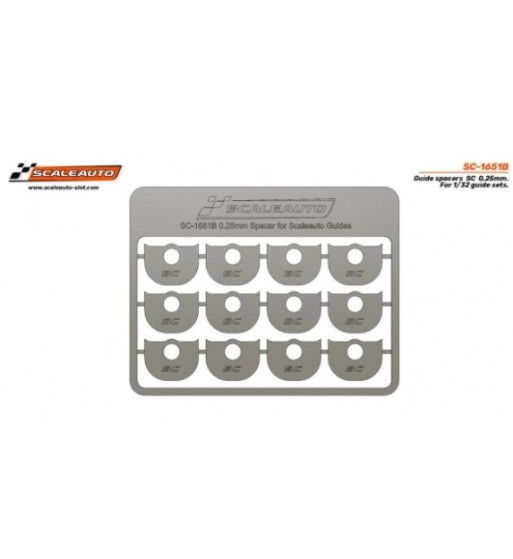 Separadores guía 0,20 mm SC-1651B Scaleauto - Control avanzado slot