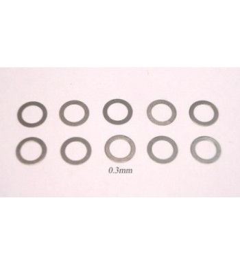 Separadores metal 0.3mm TT098 Tectime - Recambio ajustable slot 1/32