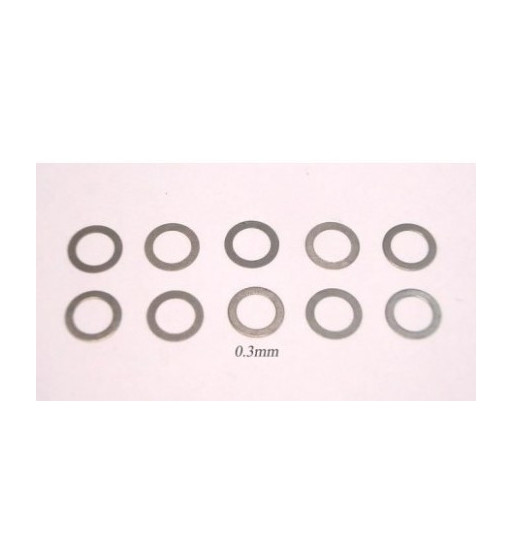 Separadores metal 0.3mm TT098 Tectime - Recambio ajustable slot 1/32