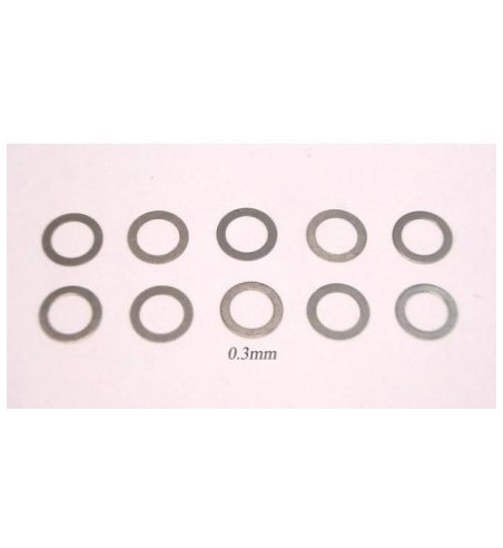 Separadores metal 0.3mm TT098 Tectime - Recambio ajustable slot 1/32