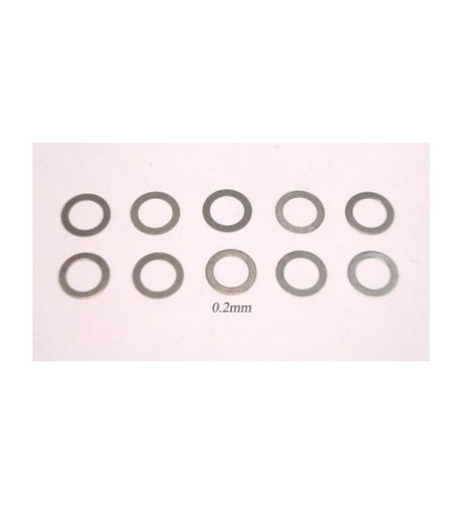 Separadores metal 0.2mm TT097 Tectime - Recambio técnico slot 1/32