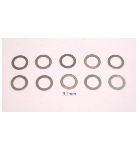 Separadores metal 0.2mm TT097 Tectime - Recambio técnico slot 1/32