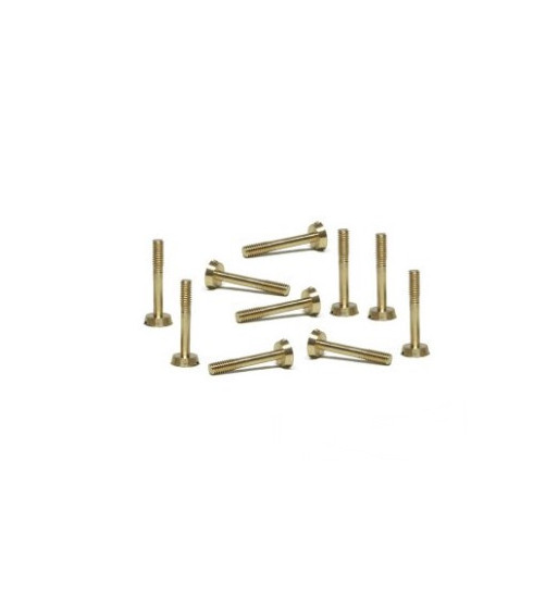 SLOT.IT SI-CH125 tornillos M2.2x9mm latón cónica 10ud|Slot tornillo latón 9mm|Slot-maxi.com