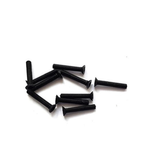 Tectime TT152 tornillos nylon negro conico Philips M2x12mm|Tornillo slot cónico nylon|Slot-maxi.com