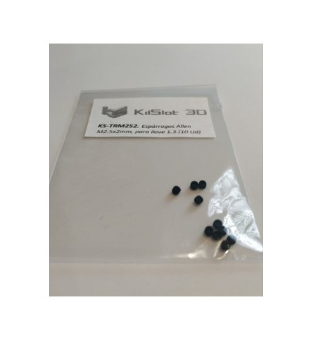 KILSLOT KS-TRM25 espárragos Allen M2x5mm llave 0,95 10ud|Espárragos Allen slot|Slot-maxi.com