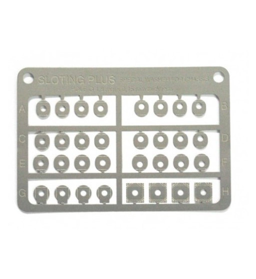 Sloting Plus SP150043 arandela oval chasis y bancadas|Arandela slot oval|Slot-maxi.com