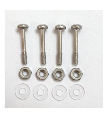 Tectime TT909 tornillos suspensión medios + tuerca y arandela|Kit tornillos suspensión medios slot|Slot-maxi.com