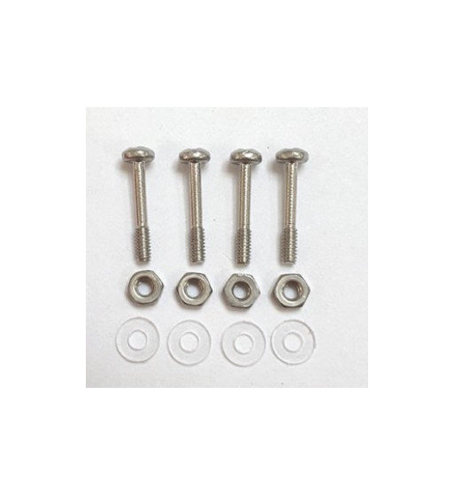 Tectime TT909 tornillos suspensión medios + tuerca y arandela|Kit tornillos suspensión medios slot|Slot-maxi.com