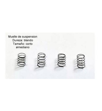 Tectime TT905 muelle suspensión blando corto diámetro mediano|Muelle suspensión corto slot|Slot-maxi.com