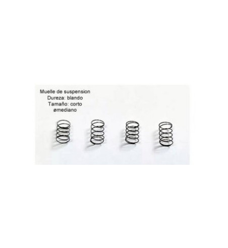 Tectime TT905 muelle suspensión blando corto diámetro mediano|Muelle suspensión corto slot|Slot-maxi.com