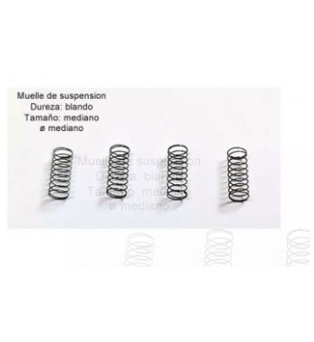 Tectime TT903 muelle suspensión blando mediano diámetro pequeño|Muelle suspensión mediano pequeño slot|Slot-maxi.com