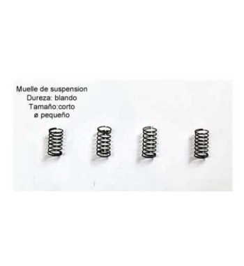 Tectime TT902 muelle suspensión blando corto diámetro pequeño|Muelle suspensión corto pequeño slot|Slot-maxi.com