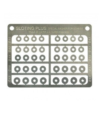 Arandela redonda para chasis y bancadas Sloting Plus SP150042
