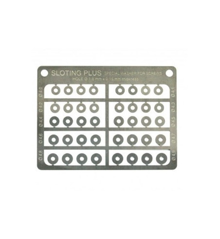 Arandela redonda para chasis y bancadas Sloting Plus SP150042