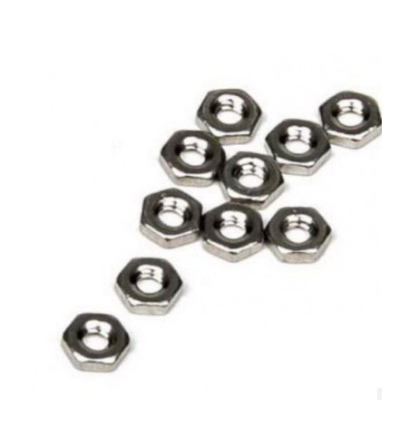 Tuercas hexagonales planas M2 Mitoos M380