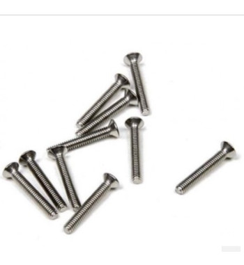 Set 10 tornillos avellanado Torx-06 M2x20 Mitoos M356