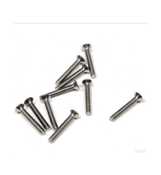Set 10 tornillos avellanado Torx-06 M2x20 Mitoos M356