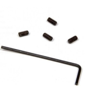 Set 4 espárragos allen M2.5x5 + llave allen 1.3mm Mitoos M337