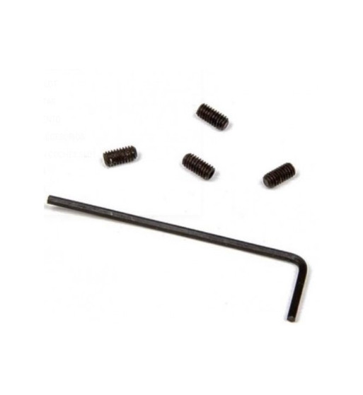 Set 4 espárragos allen M2.5x5 + llave allen 1.3mm Mitoos M337
