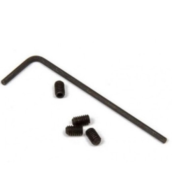 Set 4 espárragos allen 2.5x4 + llave allen 1.3mm Mitoos M335