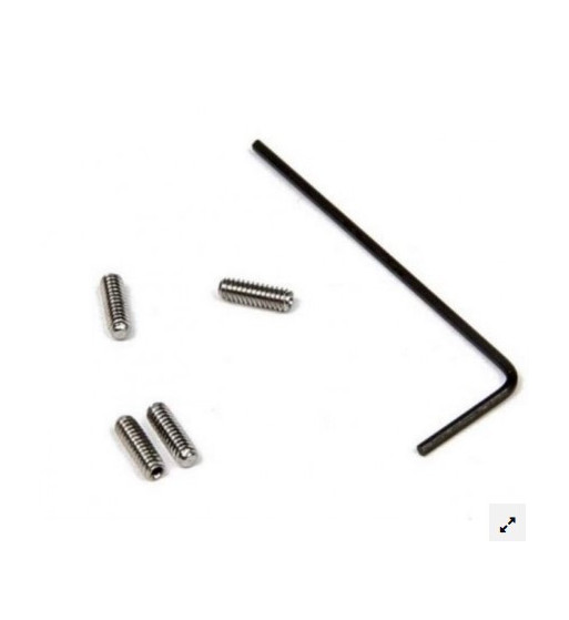 Set espárragos allen M2x6 + llave allen 0,9 mm Mitoos M323