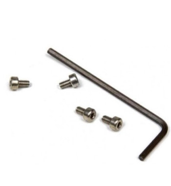 Set 4 tornillos allen M2.5x4 + llave allen 2 mm Mitoos M311
