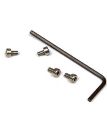 Set 4 tornillos allen M2x3 + llave allen 1.5mm Mitoos M301