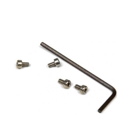 Set 4 tornillos allen M2x3 + llave allen 1.5mm Mitoos M301