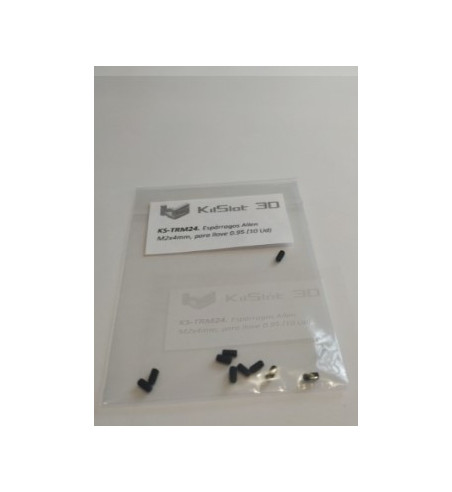 Pack espárragos allen M2x6 para llave 0.95 KS-TRM24 Kilslot
