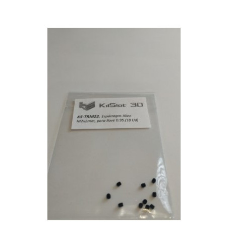 Pack espárragos allen M2x3 para llave 0.95 KS-TRM22 Kilslot