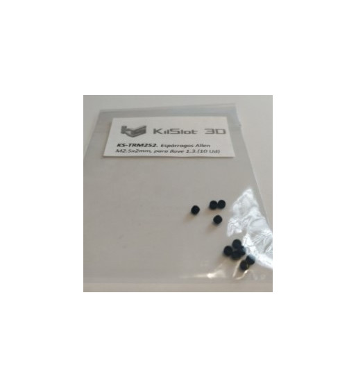 Pack espárragos allen M2x2 para llave 0.95 KS-TRM252 Kilslot