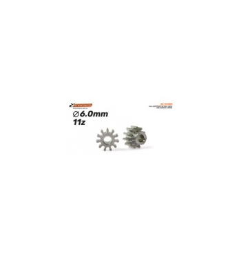 Piñón SC-1131B60 acero 11D Ø6.0mm - Compacto para slot-maxi.com