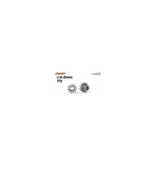 Piñón SC-1131B60 acero 11D Ø6.0mm - Compacto para slot-maxi.com Piñón SC-1131B60 acero 11D Ø6.0mm - Compacto para slot-maxi.com