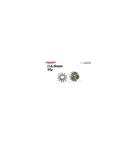 Piñón SC-1131B60 acero 11D Ø6.0mm - Compacto para slot-maxi.com