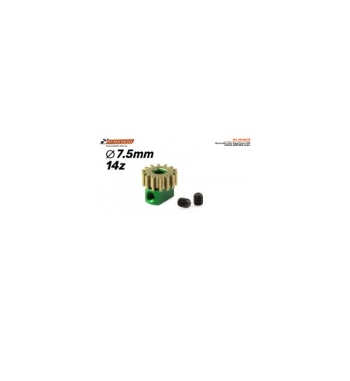 Piñón SC-1074E75 ergal 14D Ø7.5mm - Precisión slot-maxi.com