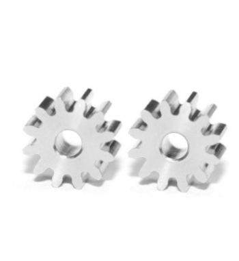 Piñón SP084012 aluminio 12D Ø7mm - Ligero para slot-maxi.com