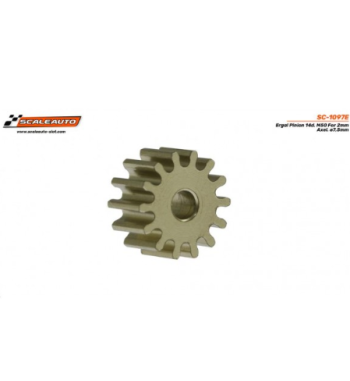 Piñón SC-1097E75 ergal 14D Ø7.5mm - Rendimiento total slot-maxi.com