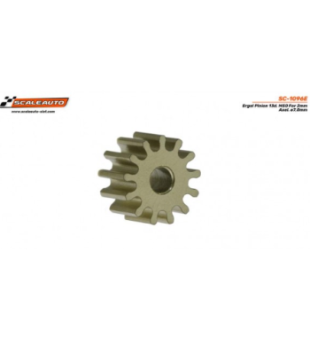 Piñón SC-1096E70 ergal 13D Ø7mm - Ligereza técnica en slot-maxi.com