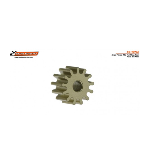Piñón SC-1096E70 ergal 13D Ø7mm - Ligereza técnica en slot-maxi.com Piñón SC-1096E70 ergal 13D Ø7mm - Ligereza técnica en slot-maxi.com