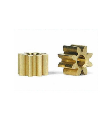 Piñón SLOT.IT SI-PI08 latón 8 dientes - Precisión para slot