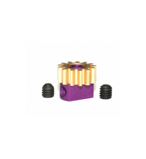 Piñón SP085713 latón extraíble 13 dientes 7,5mm - Alta precisión mecánica Piñón SP085713 latón extraíble 13 dientes 7,5mm - Alta precisión mecánica