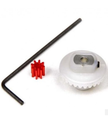 Set MITOOS M233 corona 29D + piñón 8 nylon - Precisión para slot racing