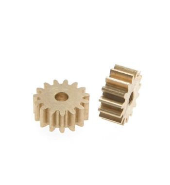 SCALEAUTO SC-1198 piñón 15 dientes latón - Transmisión duradera slot