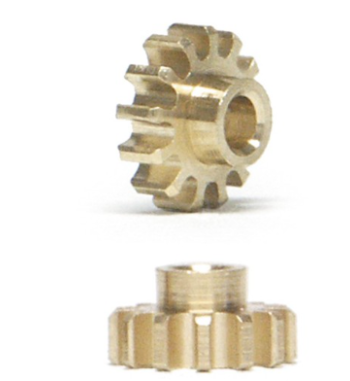 NSR 7115 - Piñones ángulo 15 dientes x2 - Control y tracción slot racing